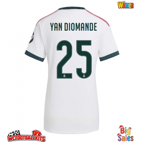 Real Madrid Yan Diomande #25 Replica Home Stadium Shirt for Women 2026-27 Short Sleeve